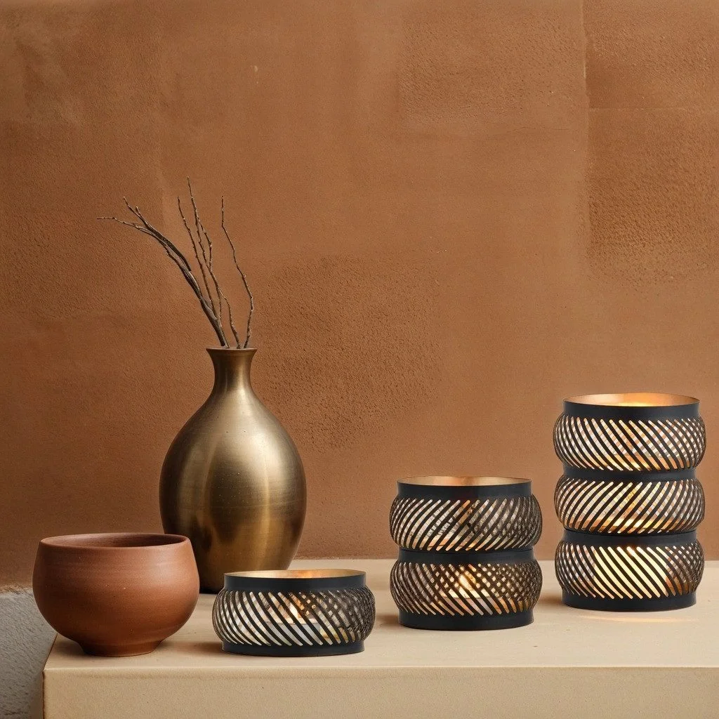 Marrakesch Orient & Mediterran Interior – Teelichthalter „Malinda“ Klein